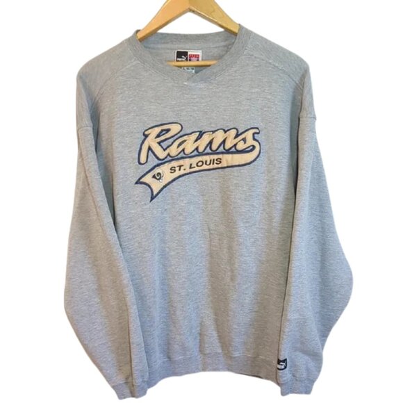 Vintage NFL St. Louis Rams Puma 90s Crewneck Sweatshirt | Size XL - Picture 1 of 8